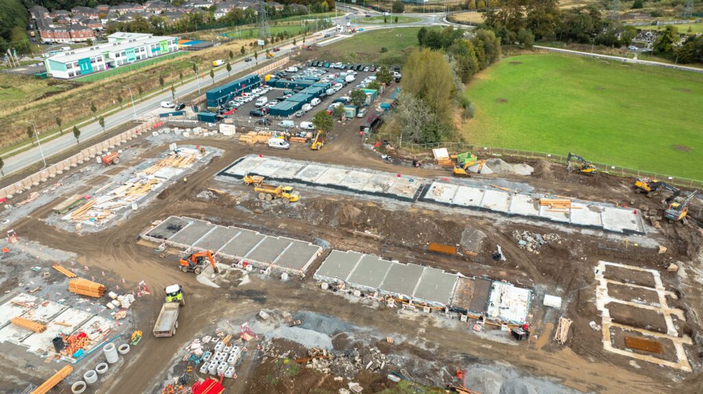 Churchfields residential construction project
