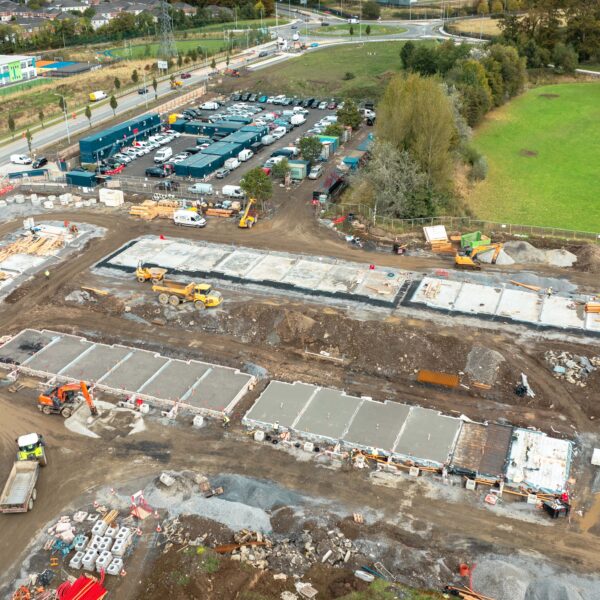 Churchfields residential construction project