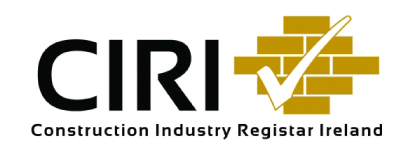 Construction Industry Register Ireland accreditation
