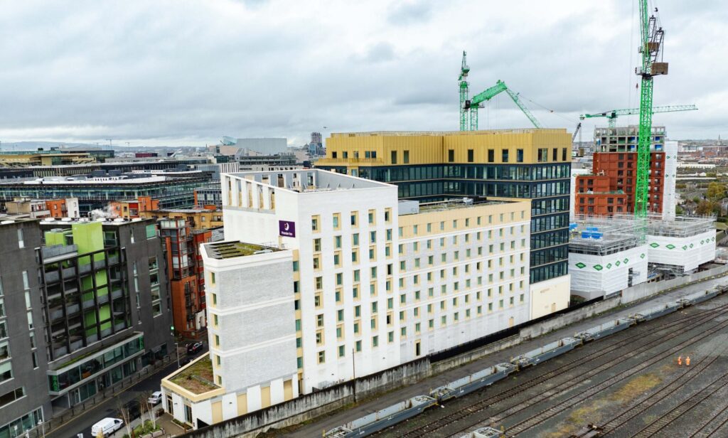 Premier Inn Dublin construction project